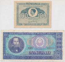 Románia 1941-1992. 7db-os bankjegy tétel T:III
Romania 1941-1992. 7pcs of various banknotes C:F