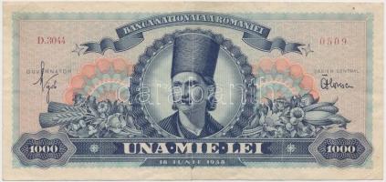 Románia 1948. 1000L T:III Romania 1948. 1000 Lei C:F