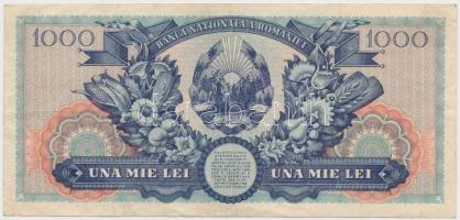 Románia 1948. 1000L T:III
Romania 1948. 1000 Lei C:F