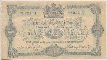 Svédország 1875. 1K T:III
Sweden 1875. 1 Krona C:F