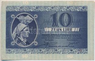 Szlovénia / Német megszállás 1944. 10L T:III
Slovenia / German occupation 1944. 10 Lire C:F