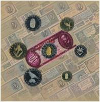 2002. 1-100Ft (7xklf) forgalmi sor szettben + 2002. 100Ft "Kossuth" T:PP 
Adamo FO35.1