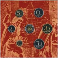 2001. 1Ft-100Ft (7xklf) forgalmi sor dísztokban, "Magyarország pénzérméi" sorozat T:PP
Ad...