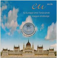 2011. 5Ft-200Ft (6xklf) forgalmi sor szettben + 3000Ft Ag "Az Európai Unió Tanácsának magyar el...