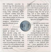 2011. 5Ft-200Ft (6xklf) forgalmi sor szettben + 3000Ft Ag "Az Európai Unió Tanácsának magyar el...