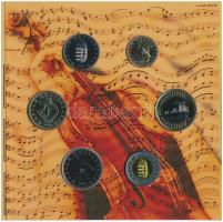 2009. 5Ft-200Ft "Haydn" (7xklf) forgalmi érme sor, benne "Joseph Haydn" Ag emlék...