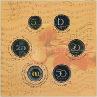 2009. 5Ft-200Ft "Haydn" (7xklf) forgalmi érme sor, benne "Joseph Haydn" Ag emlék...
