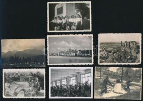 cca 1930 Vegyes városképes fotól 6x9 cm 15 db