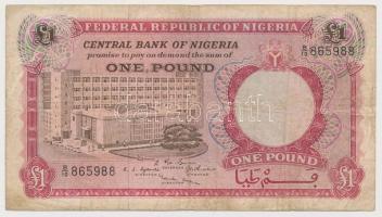 Nigéria 1967. 1Ł T:III Nigeria 1967. 1 Pound C:F