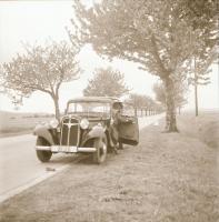 cca 1930 9db automobilokat ábrázoló negatív