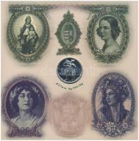 2007. 1Ft-100Ft (8xklf) "Berán Lajos és a pengő" forgalmi sor, benne "Berán Lajos és ...