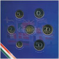 2004. 1Ft-100Ft (7xklf) forgalmi sor szettben + 2004. 50Ft "Magyarország az EU tagja" T:PP...