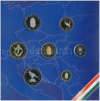 2004. 1Ft-100Ft (7xklf) forgalmi sor szettben + 2004. 50Ft "Magyarország az EU tagja" T:PP...