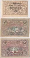 Szerb-Horvát-Szlovén Királyság 1919. 1/2D + 1/2D "2K" felülbélyegzéssel + Maribor 1919. 20...