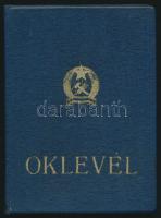 1956-1963 Úszóedzői illetve vízilabda-oktatói oklevél