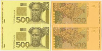 Horvátország 1993 (1994). 5K előlapi színpróba + 20K előlapi színpróba + 50K előlapi színpróba + 500...