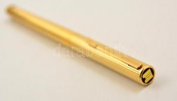 Jelzett ezüst Aurora töltőtoll, díszdobozban, arany heggyel