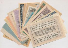 Ausztria 1920-1921. 30db-os papír szükségpénz tétel T:I,I- Austria 1920-1921. 30pcs of paper necessi...