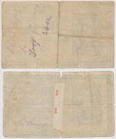 1918. 25K "3022" 3mm, hullámos hátlap, hamis "Zircvidéki Takarékpénztár" felülbé...