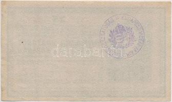 1918. 25K "3121" 3mm, hullámos hátlap, hamis "Budapest Vidéki M. Kir. Pénzügyigazgató...