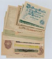 Ausztria 1920-1921. 30db-os papír szükségpénz tétel T:I,I- Austria 1920-1921. 30pcs of paper necessi...