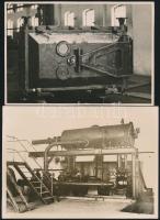 cca 1940 4 db Rökk gyárról készült fotó 16x12 cm-ig