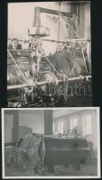 cca 1940 4 db Rökk gyárról készült  fotó 16x12 cm-ig