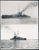 6 db I. világháborús katonai fotó és hadihajón készült fotó modern nagyítása. 16x12 cm-ig