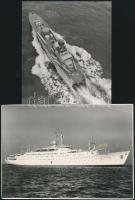 6 db hajókon készült vegyes fotó 16x12 cm-ig