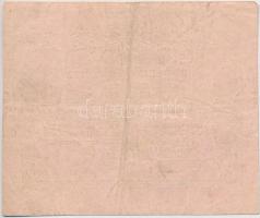 Rozsnyó 1849. július 16. 6kr "Rozsnyó bánya város pénztári utalványa", rózsaszín papíron, ...