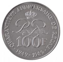 Monaco 1989. 100Fr Ag "III. Rainier" T:1-,2 kis ph.
Monaco 1989. 100 Francs Ag "Rain...