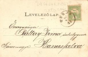 1903 Türje, Római katolikus iskola, gyerekek. Kiadja Ifj. Kiss József