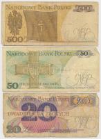 Lengyelország 1982-1988. 20-10.000Zl (7xklf) T:III,III-
Poland 1982-1988. 20-10.000 Zlotych (7xdiff...