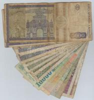 Románia 1966-1999. 10L-10.000L (16x) T:III,III-
Romania 1966-1999. 10 Lei - 10.000 Lei (16x) C:F,VG