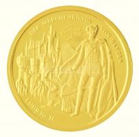 Németország DN Der Märchenkönig von Bayern - II. Ludwig Au emlékérem (1,57g/0.585/14mm) T:PP  Germany ND Der Märchenkönig von Bayern - II. Ludwig Au commemorative medallion (1,57g/0.585/14mm) C:PP