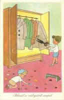 5 db MODERN magyar humoros grafikai motívumlap / 5 modern humorous Hungarian graphic motive postcard...