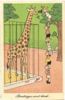 5 db MODERN magyar humoros grafikai motívumlap / 5 modern humorous Hungarian graphic motive postcard...