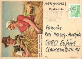 13 db MODERN szocialista (szocreál) propaganda lap / 13 modern Socialist propagnada motive postcards