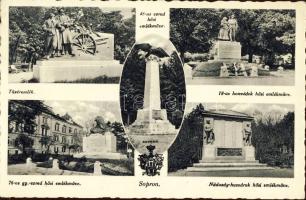 Sopron katonai emlékművel