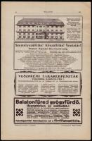 1923 Balaton, A Balatoni Szövetség hivatalos értesítője. XXV. évf. 3-4. száma. Sok képpel és hirdeté...