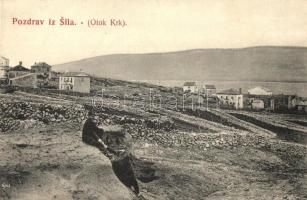 Silo (Otok Krk), teraszok kialakítása a termőföld megtartására / creating terraces to retain soil, farm