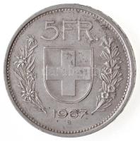 Svájc 1967B 5Fr Ag "Tell Vilmos" T:2 
Switzerland 1967B 5 Francs Ag "William Tell&qu...