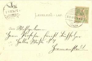 1903 Fehértemplom, Ung. Weisskirchen, Bela Crkva; K.u.K. Offiziers Casino, K.u.K. Offiziers Wohnunge...