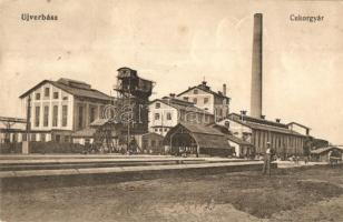 Újverbász, Verbász, Novi Vrbas; Cukorgyár. Kiadja Reich és Friedmann / sugar factory + portó