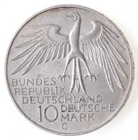 NSZK 1972D 10M Ag "Müncheni Olimpia" T:2 
FRG 1972D 10 Mark Ag "Munich Olympics"...