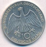 NSZK 1972G 10M Ag "Olimpia-München / Csomó" T:2 FRG 1972G 10 Mark Ag "Olymics Munich ...