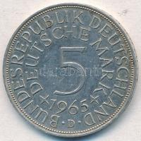 NSZK 1965D 5M Ag T:2
GFR 1965D 5 Mark Ag C:XF
Krause KM#112.1