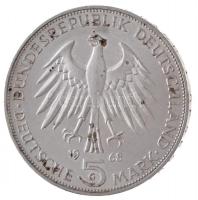 NSZK 1968G 5M Ag "Gutenberg János halálának 500. évfordulója" T:2
FRG 1968G 5 Mark Ag &qu...