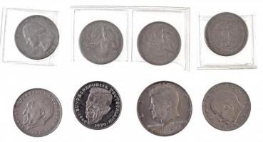 Vegyes fémpénz és bankjegy tétel, benne amerikai és NSZK érmék, illetve Orosz birodalmi és lengyel b...