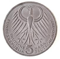 NSZK 1975J 5M Ag "Friedrich Ebert" T:1-
FRG 1975J 5 Mark Ag "Friedrich Ebert" C...